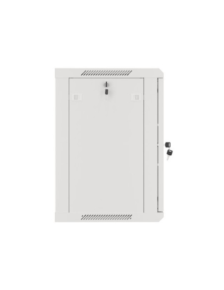 LANBERG RACKOVÁ SKRIŇA 19" NÁSTENNÁ 12U/600X450 PRO VLASTNÚ MONTÁŽ S KOVOVÝMI DVERAMI ŠEDÁ