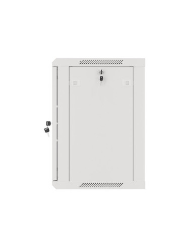 LANBERG RACKOVÁ SKRIŇA 19" NÁSTENNÁ 12U/600X450 PRO VLASTNÚ MONTÁŽ S KOVOVÝMI DVERAMI ŠEDÁ