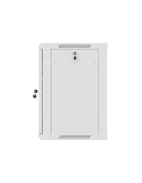 LANBERG RACKOVÁ SKRIŇA 19" NÁSTENNÁ 12U/600X450 PRO VLASTNÚ MONTÁŽ S KOVOVÝMI DVERAMI ŠEDÁ