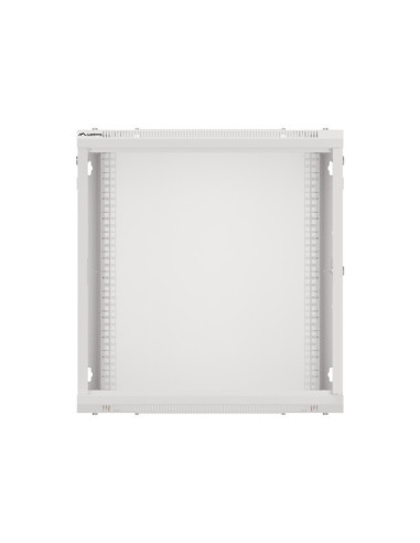 LANBERG RACKOVÁ SKRIŇA 19" NÁSTENNÁ 12U/600X450 PRO VLASTNÚ MONTÁŽ S KOVOVÝMI DVERAMI ŠEDÁ