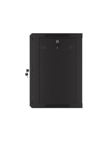 LANBERG 19" RACKOVÁ SKRIŇA 12U/600X450 S PERFOROVANÝMI DVERAMI ČIERNA - PLOCHÉ BALENIE