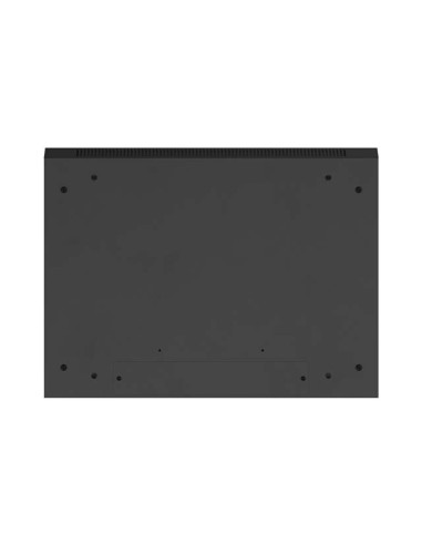 LANBERG 19" RACKOVÁ SKRIŇA PRO MONTÁŽ NA STENU 18U/600X450 (FLAT PACK) S PROSKLENÝMI DVERMI ČIERNA V2