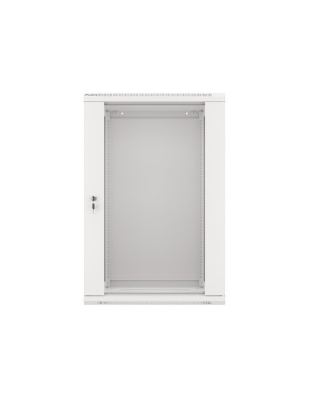LANBERG 19" RACKOVÁ SKRIŇA PRO MONTÁŽ NA STENU 18U/600X450 (FLAT PACK) ŠEDÁ V2