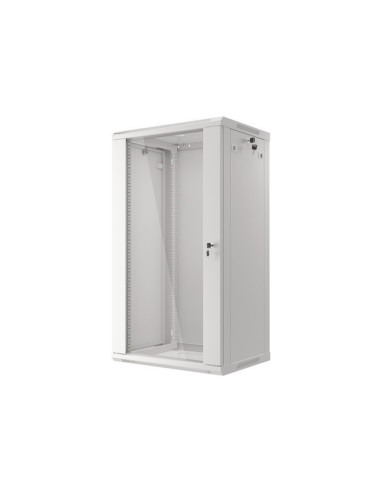 LANBERG 19" RACKOVÁ SKRIŇA PRO MONTÁŽ NA STENU 22U/600X450 (FLAT PACK) ŠEDÁ V2