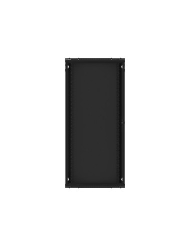 LANBERG RACKOVÁ SKRIŇA 19" NÁSTENNÁ 27U/600X450 (FLAT PACK) S PRESKLENÝMI DVERMI ČIERNA V2