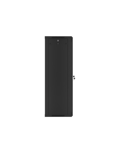 LANBERG RACKOVÁ SKRIŇA 19" NÁSTENNÁ 27U/600X450 (FLAT PACK) S PRESKLENÝMI DVERMI ČIERNA V2