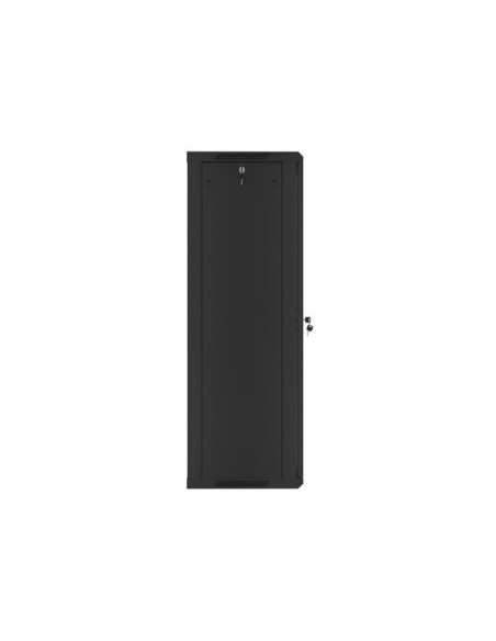 LANBERG RACKOVÁ SKRIŇA 19" NÁSTENNÁ 27U/600X450 (FLAT PACK) S PRESKLENÝMI DVERMI ČIERNA V2