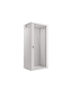 LANBERG RACKOVÁ SKRIŇA 19" NÁSTENNÁ 27U/600X450 (FLAT PACK) ŠEDÁ V2