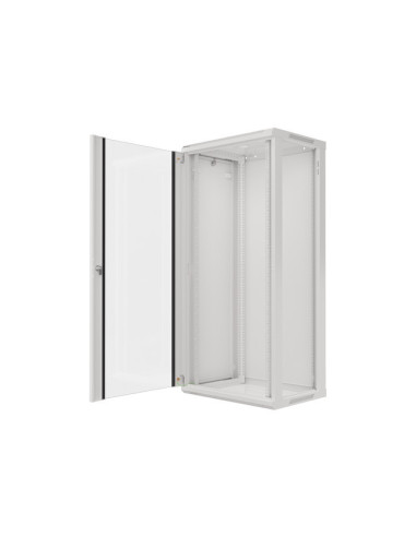 LANBERG RACKOVÁ SKRIŇA 19" NÁSTENNÁ 27U/600X450 (FLAT PACK) ŠEDÁ V2