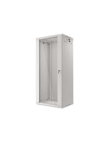 LANBERG RACKOVÁ SKRIŇA 19" NÁSTENNÁ 27U/600X450 (FLAT PACK) ŠEDÁ V2