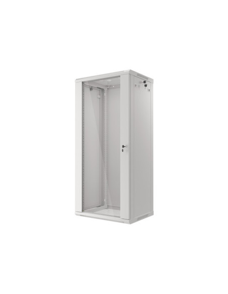 LANBERG RACKOVÁ SKRIŇA 19" NÁSTENNÁ 27U/600X450 (FLAT PACK) ŠEDÁ V2