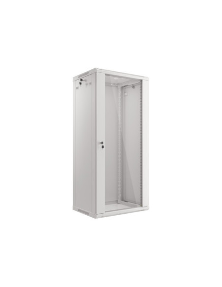 LANBERG RACKOVÁ SKRIŇA 19" NÁSTENNÁ 27U/600X450 (FLAT PACK) ŠEDÁ V2