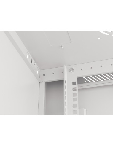 LANBERG RACKOVÁ SKRIŇA 19" NÁSTENNÁ 27U/600X450 (FLAT PACK) ŠEDÁ V2