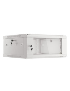 LANBERG RACKOVÁ SKRIŇA 19" PRO MONTÁŽ NA STENU 4U/600X600 (FLAT PACK) V2 ŠEDÁ