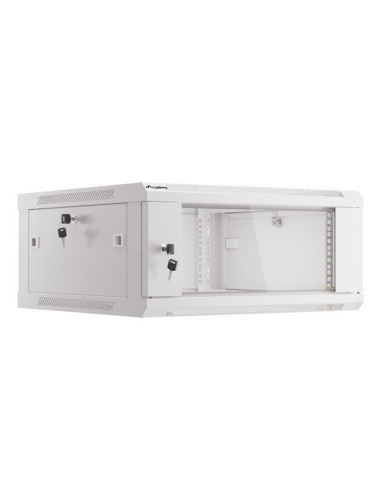 LANBERG RACKOVÁ SKRIŇA 19" PRO MONTÁŽ NA STENU 4U/600X600 (FLAT PACK) V2 ŠEDÁ