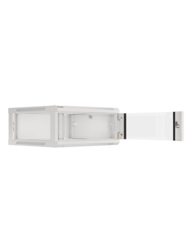 LANBERG RACKOVÁ SKRIŇA 19" PRO MONTÁŽ NA STENU 4U/600X600 (FLAT PACK) V2 ŠEDÁ