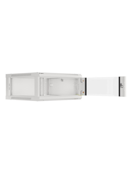 LANBERG RACKOVÁ SKRIŇA 19" PRO MONTÁŽ NA STENU 4U/600X600 (FLAT PACK) V2 ŠEDÁ