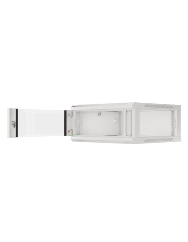 LANBERG RACKOVÁ SKRIŇA 19" PRO MONTÁŽ NA STENU 4U/600X600 (FLAT PACK) V2 ŠEDÁ