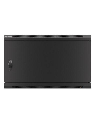 LANBERG RACKOVÁ SKRIŇA 19" PRO MONTÁŽ NA STENU 6U/600X600 PRO VLASTNÚ MONTÁŽ S KOVOVÝMI DVERAMI ČIERNA