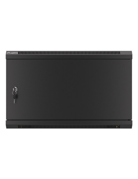 LANBERG RACKOVÁ SKRIŇA 19" PRO MONTÁŽ NA STENU 6U/600X600 PRO VLASTNÚ MONTÁŽ S KOVOVÝMI DVERAMI ČIERNA