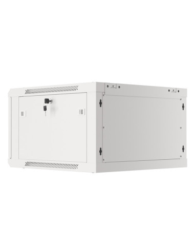 LANBERG RACKOVÁ SKRIŇA 19" PRO MONTÁŽ NA STENU 6U/600X600 PRO VLASTNÚ MONTÁŽ S KOVOVÝMI DVERAMI ŠEDÁ