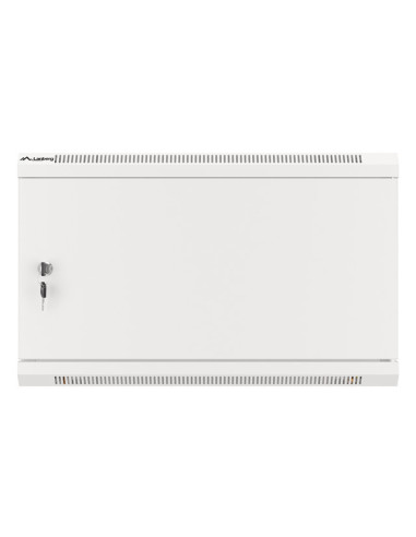 LANBERG RACKOVÁ SKRIŇA 19" PRO MONTÁŽ NA STENU 6U/600X600 PRO VLASTNÚ MONTÁŽ S KOVOVÝMI DVERAMI ŠEDÁ