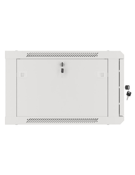 LANBERG RACKOVÁ SKRIŇA 19" PRO MONTÁŽ NA STENU 6U/600X600 PRO VLASTNÚ MONTÁŽ S KOVOVÝMI DVERAMI ŠEDÁ