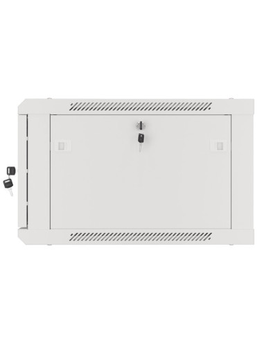 LANBERG RACKOVÁ SKRIŇA 19" PRO MONTÁŽ NA STENU 6U/600X600 PRO VLASTNÚ MONTÁŽ S KOVOVÝMI DVERAMI ŠEDÁ