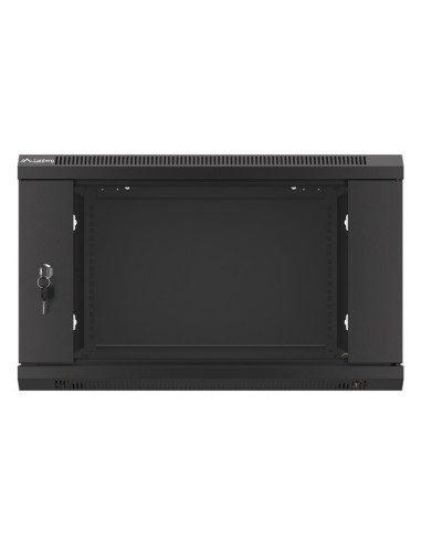 LANBERG 19" RACKOVÁ SKRIŇA PRO MONTÁŽ NA STENU 6U/600X600 (FLAT PACK) ČIERNA V2