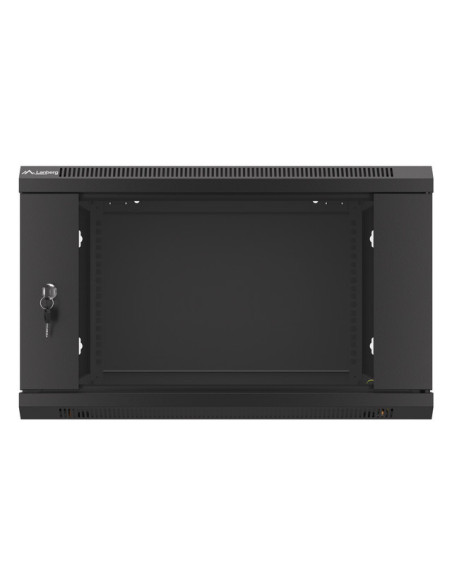 LANBERG 19" RACKOVÁ SKRIŇA PRO MONTÁŽ NA STENU 6U/600X600 (FLAT PACK) ČIERNA V2