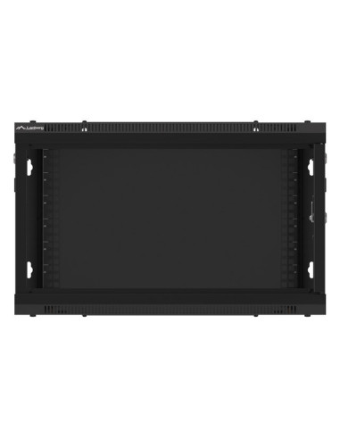 LANBERG 19" RACKOVÁ SKRIŇA PRO MONTÁŽ NA STENU 6U/600X600 (FLAT PACK) ČIERNA V2