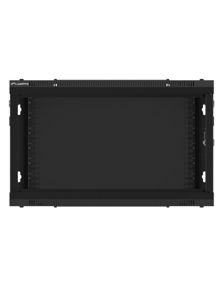 LANBERG 19" RACKOVÁ SKRIŇA PRO MONTÁŽ NA STENU 6U/600X600 (FLAT PACK) ČIERNA V2