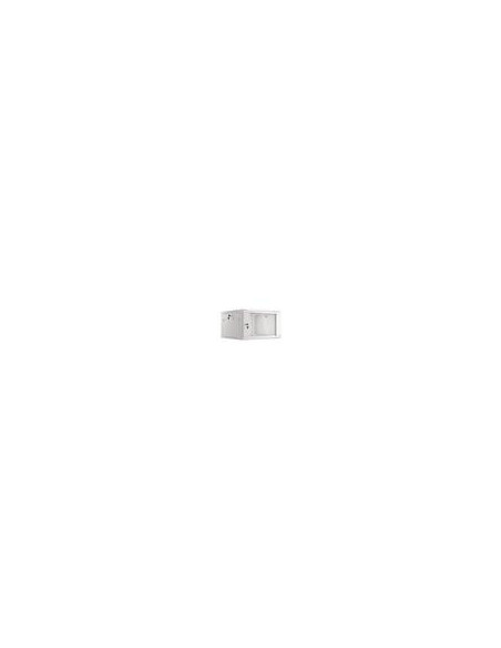 LANBERG 19" RACKOVÁ SKRIŇA PRO MONTÁŽ NA STENU 6U/600X600 (FLAT PACK) S PROSKLENÝMI DVERAMI ŠEDÁ V2