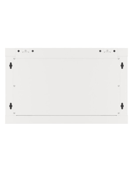 LANBERG 19" RACKOVÁ SKRIŇA PRO MONTÁŽ NA STENU 6U/600X600 (FLAT PACK) S PROSKLENÝMI DVERAMI ŠEDÁ V2