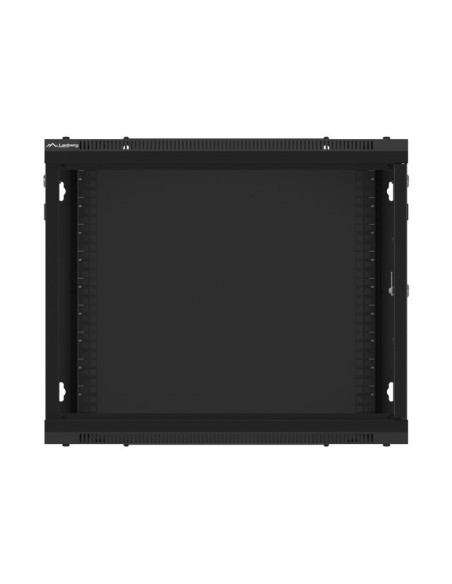LANBERG RACKOVÁ SKRIŇA 19" PRO MONTÁŽ NA STENU 9U/600X600 PRO VLASTNÚ MONTÁŽ S KOVOVÝMI DVERAMI ČIERNA