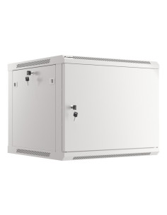 LANBERG RACKOVÁ SKRIŇA 19" PRO MONTÁŽ NA STENU 9U/600X600 PRO VLASTNÚ MONTÁŽ S KOVOVÝMI DVERMI ŠEDÁ