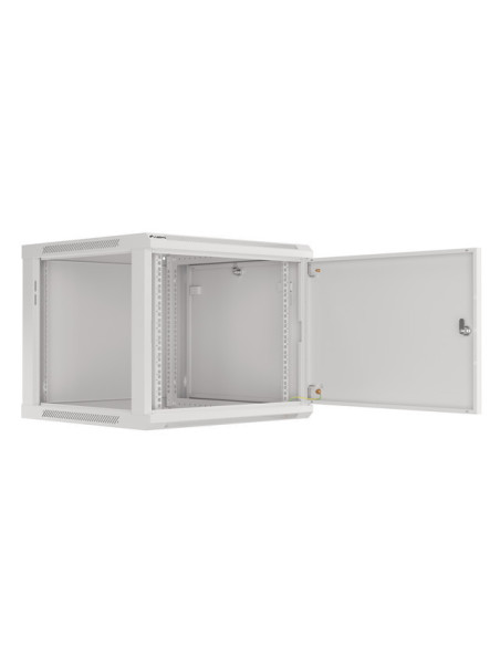 LANBERG RACKOVÁ SKRIŇA 19" PRO MONTÁŽ NA STENU 9U/600X600 PRO VLASTNÚ MONTÁŽ S KOVOVÝMI DVERMI ŠEDÁ