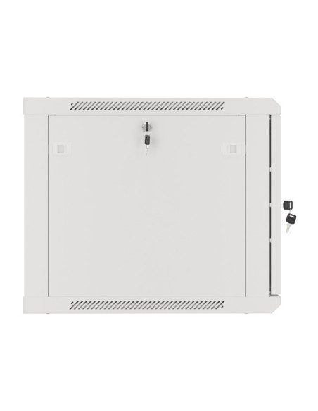 LANBERG RACKOVÁ SKRIŇA 19" PRO MONTÁŽ NA STENU 9U/600X600 PRO VLASTNÚ MONTÁŽ S KOVOVÝMI DVERMI ŠEDÁ