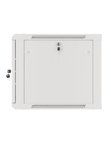 LANBERG RACKOVÁ SKRIŇA 19" PRO MONTÁŽ NA STENU 9U/600X600 PRO VLASTNÚ MONTÁŽ S KOVOVÝMI DVERMI ŠEDÁ