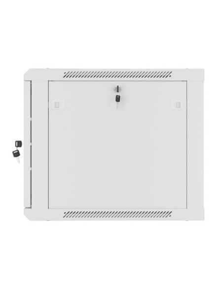 LANBERG RACKOVÁ SKRIŇA 19" PRO MONTÁŽ NA STENU 9U/600X600 PRO VLASTNÚ MONTÁŽ S KOVOVÝMI DVERMI ŠEDÁ