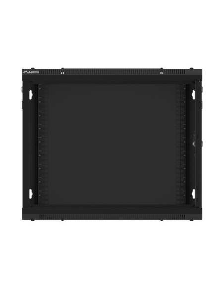 LANBERG RACKOVÁ SKRIŇA 19" PRO MONTÁŽ NA STENU 9U/600X600 (FLAT PACK) V2 ČIERNA