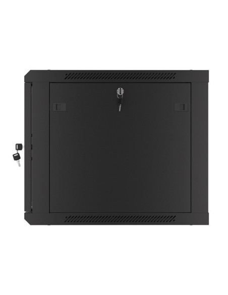 LANBERG RACKOVÁ SKRIŇA 19" PRO MONTÁŽ NA STENU 9U/600X600 (FLAT PACK) V2 ČIERNA
