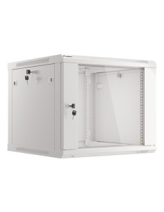 LANBERG RACKOVÁ SKRIŇA 19" PRO MONTÁŽ NA STENU 9U/600X600 (FLAT PACK) V2 ŠEDÁ