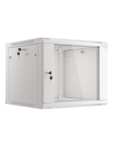 LANBERG RACKOVÁ SKRIŇA 19" PRO MONTÁŽ NA STENU 9U/600X600 (FLAT PACK) V2 ŠEDÁ