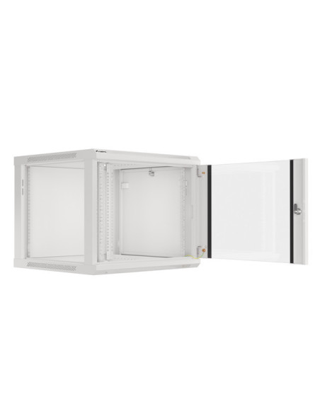 LANBERG RACKOVÁ SKRIŇA 19" PRO MONTÁŽ NA STENU 9U/600X600 (FLAT PACK) V2 ŠEDÁ
