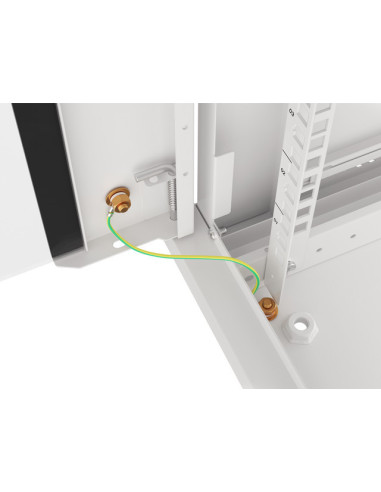 LANBERG RACKOVÁ SKRIŇA 19" PRO MONTÁŽ NA STENU 9U/600X600 (FLAT PACK) V2 ŠEDÁ