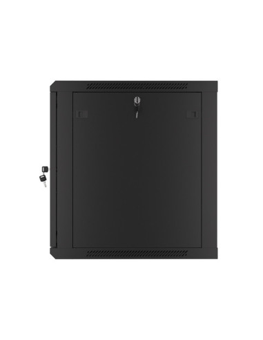 LANBERG RACKOVÁ SKRIŇA 19" NÁSTENNÁ 12U/600X600 PRO VLASTNÚ MONTÁŽ S KOVOVÝMI DVERAMI ČIERNA