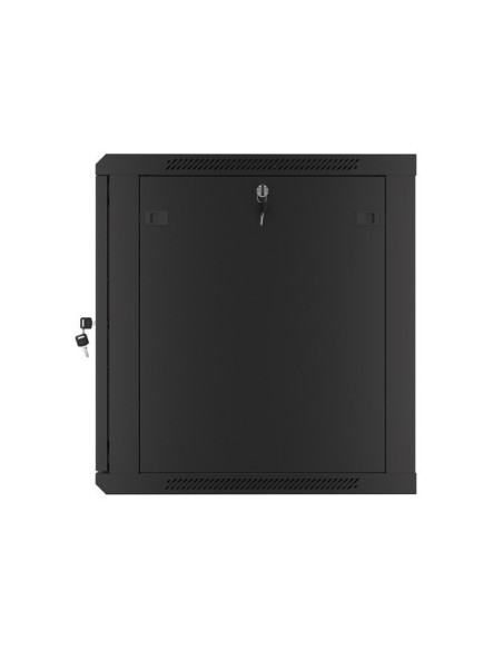 LANBERG RACKOVÁ SKRIŇA 19" NÁSTENNÁ 12U/600X600 PRO VLASTNÚ MONTÁŽ S KOVOVÝMI DVERAMI ČIERNA