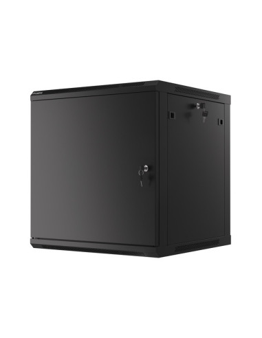 LANBERG RACKOVÁ SKRIŇA 19" NÁSTENNÁ 12U/600X600 PRO VLASTNÚ MONTÁŽ S KOVOVÝMI DVERAMI ČIERNA