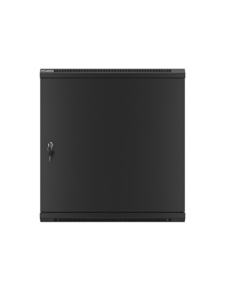 LANBERG RACKOVÁ SKRIŇA 19" NÁSTENNÁ 12U/600X600 PRO VLASTNÚ MONTÁŽ S KOVOVÝMI DVERAMI ČIERNA